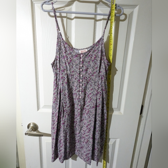 Mossimo Supply Co Summer Dress, Purple Flowers, Barely worn, Size Large - Picture 10 of 12